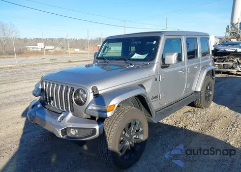 2021 Jeep Wrangler Unlimited High Altitude 4X4 из США, поврежденный, VIN 1C4HJXEGXMW746005